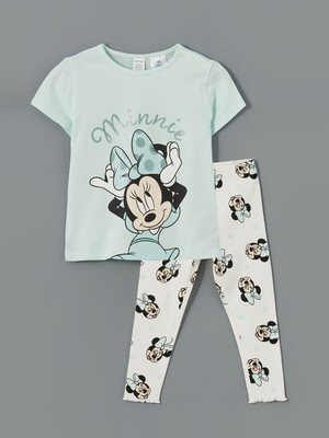 Lc Waikiki Yeni Sezon Minnie Mouse Baskılı Kız Bebek Pijama Takım