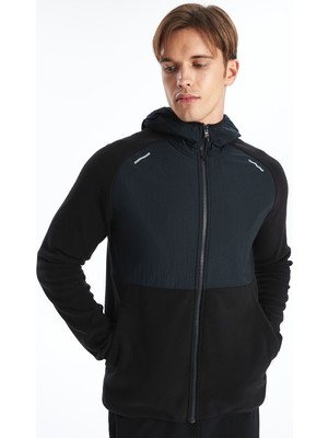 Lc Waikiki Yeni Sezon Kapüşonlu Uzun Kollu Polar Erkek Fermuarlı Sweatshirt