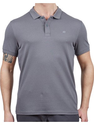 Erkek Polo Yaka Tişört - Roc - Antrasit (600603)