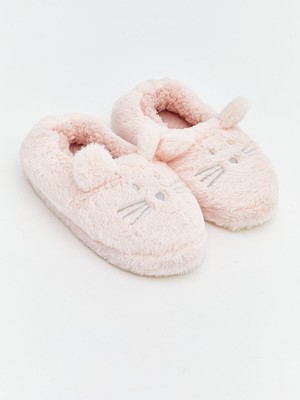 Lc Waikiki Yeni Sezon Tavşan Figürlü Pelüş Kız Bebek Ev Ayakkabısı
