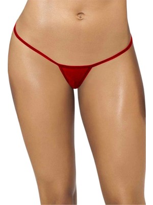 Luvecia Kırmızı Tül Tanga TM1115 - 9081-9826