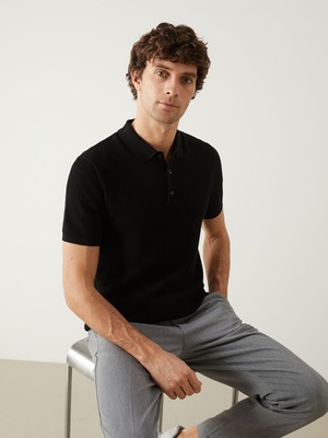 Lc Waikiki Yeni Sezon Polo Yaka Kısa Kollu Erkek Triko Kazak