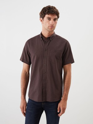 Lc Waikiki Yeni Sezon Regular Fit Keten Karışımlı Erkek Gömlek