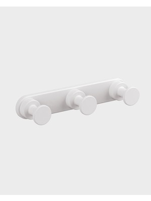 Tecno White Askı, Üçlü - Mat Beyaz