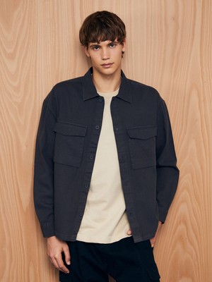 Lc Waikiki Yeni Sezon Rahat Kalıp Gabardin Cepli Erkek Gömlek