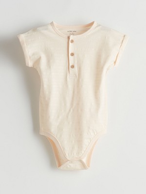 Lc Waikiki Yeni Sezon Basic Erkek Bebek Çıtçıtlı Bodysuit
