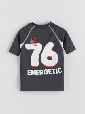 Lc Waikiki Yeni Sezon V Yaka Baskılı Erkek Çocuk Tişört