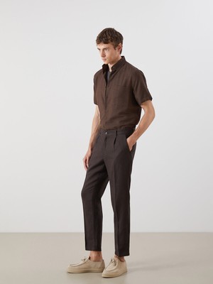 Lc Waikiki Yeni Sezon Standart Kalıp %100 Keten Erkek Pantolon