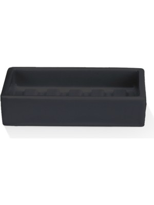 Sabunluk, Porselen, Tezgah Üstü - Siyah