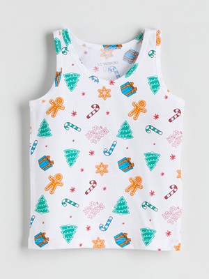 Lc Waikiki Yeni Sezon Bisiklet Yaka Yılbaşı Temalı Erkek Çocuk Atlet