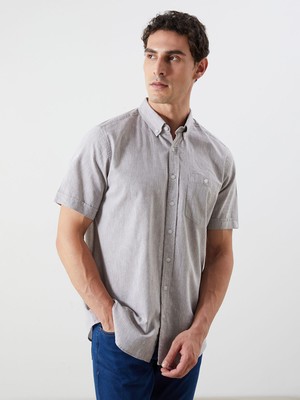 Lc Waikiki Yeni Sezon Regular Fit Keten Karışımlı Erkek Gömlek