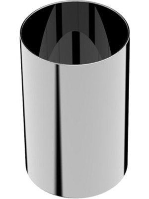 Sol Diş Fırçalık, Silindir, Tezgah Üstü - Krom