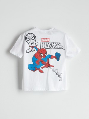 Lc Waikiki Yeni Sezon Spider-Man Baskılı Erkek Çocuk Tişört
