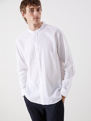 Lc Waikiki Yeni Sezon Hakim Yaka Keten Karışımlı Erkek Gömlek