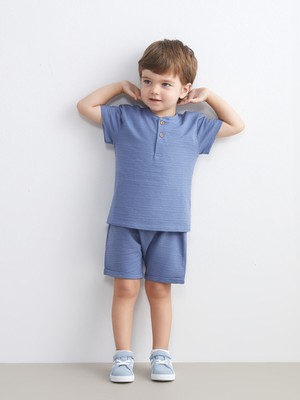 Lc Waikiki Yeni Sezon Basic Erkek Bebek Tişört ve Şort 2'li