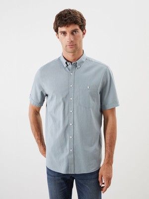 Lc Waikiki Yeni Sezon Regular Fit Keten Karışımlı Erkek Gömlek