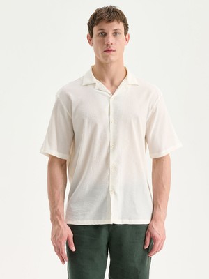 Lc Waikiki Yeni Sezon Regular Fit Kısa Kollu Erkek Dokulu Gömlek