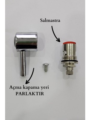 Water Jobs Parlak Su Arıtma Musluğu Salmastra Gri Renk ile Uzun Ömürlü ve Etkili Filtrasyon