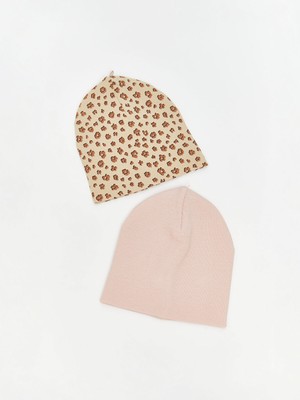 Lc Waikiki Yeni Sezon Baskılı Kız Bebek Bere 2'li