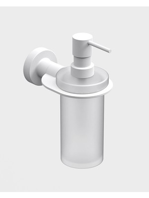 Tecno White Sıvı Sabunluk - Mat Beyaz