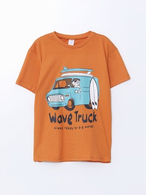 Lc Waikiki Yeni Sezon Bisiklet Yaka Düz Penye Erkek Bebek Tişört