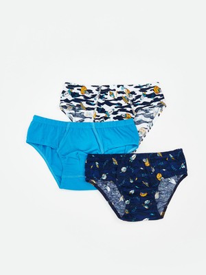 Lc Waikiki Yeni Sezon Baskılı Erkek Çocuk Külot 3'lü