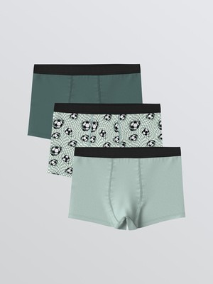 Lc Waikiki Yeni Sezon Desenli Erkek Çocuk Boxer 3'lü