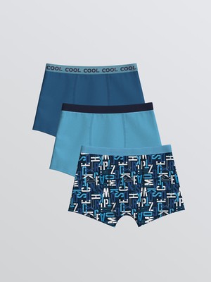 Lc Waikiki Yeni Sezon Baskılı Erkek Çocuk Boxer 3'lü