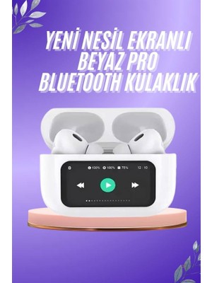 Dokunmatik Ekranlı Anc/enc Yeni Nesil Pro Bluetooth Kulaklık Dokunmatik Ekran