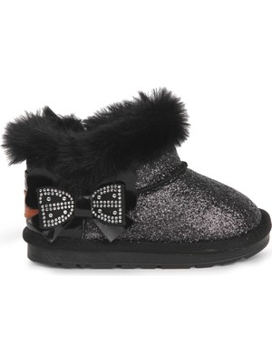 BUCK3061 Curly Simli Tüylü Kısa Kız Çocuk Bot