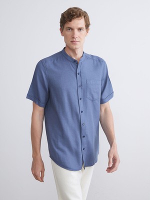 Lc Waikiki Yeni Sezon Regular Fit Hakim Yaka Kısa Kollu Erkek Gömlek