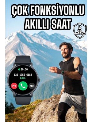 Akıllı Saat Çok Fonksiyonlu Sesli Görüşme Nfc Uyumlu Amoled Ekran