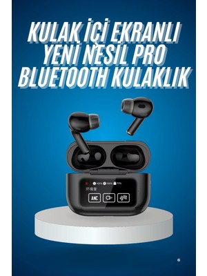Kablosuz Bluetooth Kulaklık Pro Yeni Nesil Dokunmatik Kontrol