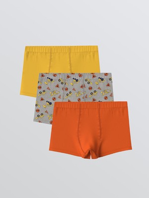 Lc Waikiki Yeni Sezon Baskılı Erkek Çocuk Boxer 3'lü