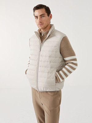 Lc Waikiki Yeni Sezon Standart Kalıp Dik Yaka Erkek Şişme Yelek