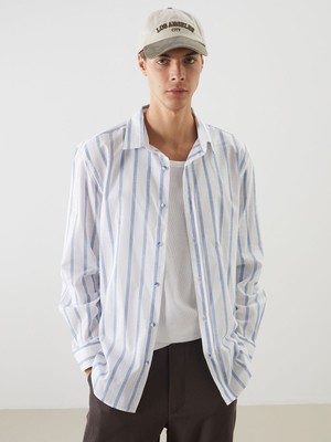 Lc Waikiki Yeni Sezon Regular Fit Uzun Kollu Keten Görünümlü Erkek Gömlek