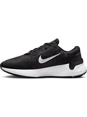 Nike Siyah - Gri - Gümüş Kadın Deri Koşu Ayakkabısı DR2682-002 W Nıke Renew Run 4