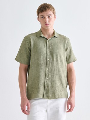 Lc Waikiki Yeni Sezon Regular Fit Kısa Kollu Erkek Gömlek