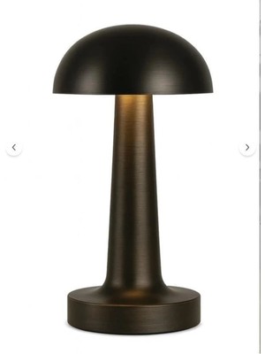 Şarjlı Masa Lambası, Siyah Kasa, Antik Tasarım, Çok Renkli, Modern ve Şık Aydınlatma