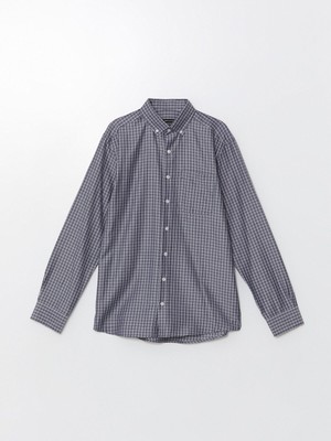 Lc Waikiki Yeni Sezon Regular Fit Uzun Kollu Ekose Gabardin Erkek Gömlek