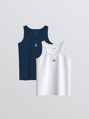 Lc Waikiki Yeni Sezon Bisiklet Yaka Erkek Çocuk Atlet 2'li