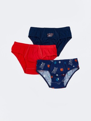 Lc Waikiki Yeni Sezon Baskılı Erkek Çocuk Külot 3'lü