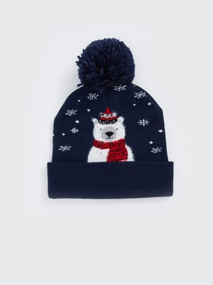 Lc Waikiki Yeni Sezon Yılbaşı Temalı Erkek Çocuk Bere