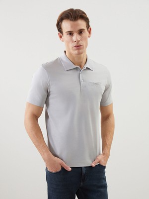 Lc Waikiki Yeni Sezon Polo Yaka Merserize Görünümlü Erkek Tişört