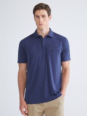 Lc Waikiki Yeni Sezon Polo Yaka Merserize Görünümlü Erkek Tişört