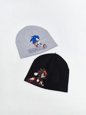 Lc Waikiki Yeni Sezon Sonic Baskılı Erkek Çocuk Bere 2'li