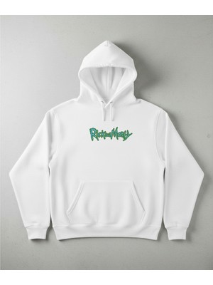 Style Baskı Rick And Morty  Baskılı Hoodie