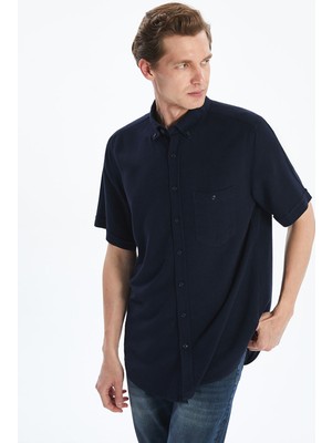 Lc Waikiki Yeni Sezon Regular Fit Kısa Kollu Keten Karışımlı Erkek Gömlek