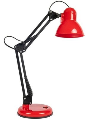 Kırmızı Akrobat Masa Lambası, Modern ve Şık Tasarım, Enerji Tasarruflu Işıklandırma