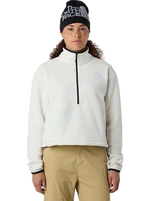 Glacier Fleece 1/2 Zip Short Kadın Beyaz Outdoor Polar NF0A8D2CQLI1